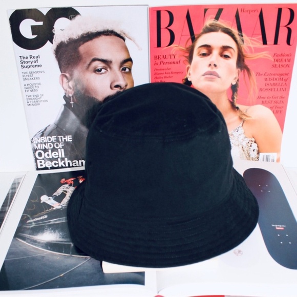 WE11DONE Black Embossed Logo Bucket Hat - Picture 3 of 7